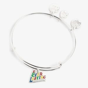 Alex and Ani Willy Wonka Ever Lasting Gobstopper Silver Charm Bracelet NWT